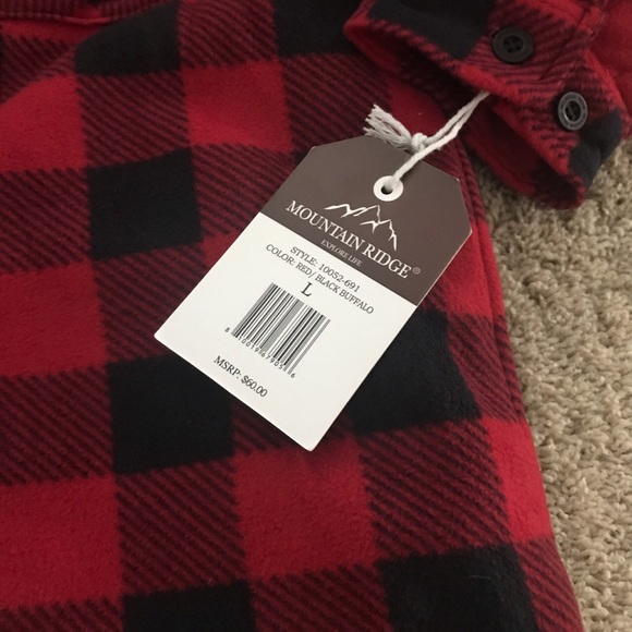 Boscovs Mountain Ridge Flannel Sherpa 